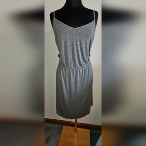 GAP Gray Knit Dress XL Spaghetti Strap